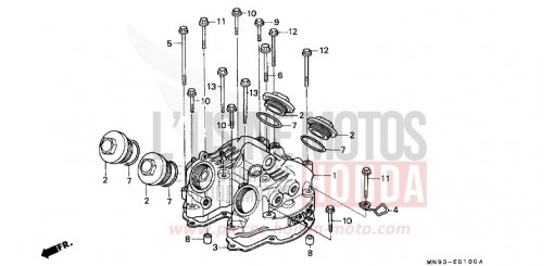 COUVERCLE DE CULASSE NX650M de 1991